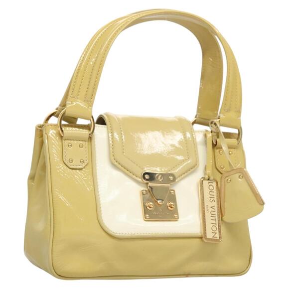 LOUIS VUITTON Vernis Cruise Line Sac Picolour Hand Bag Beige M92547 - Picture 1 of 16